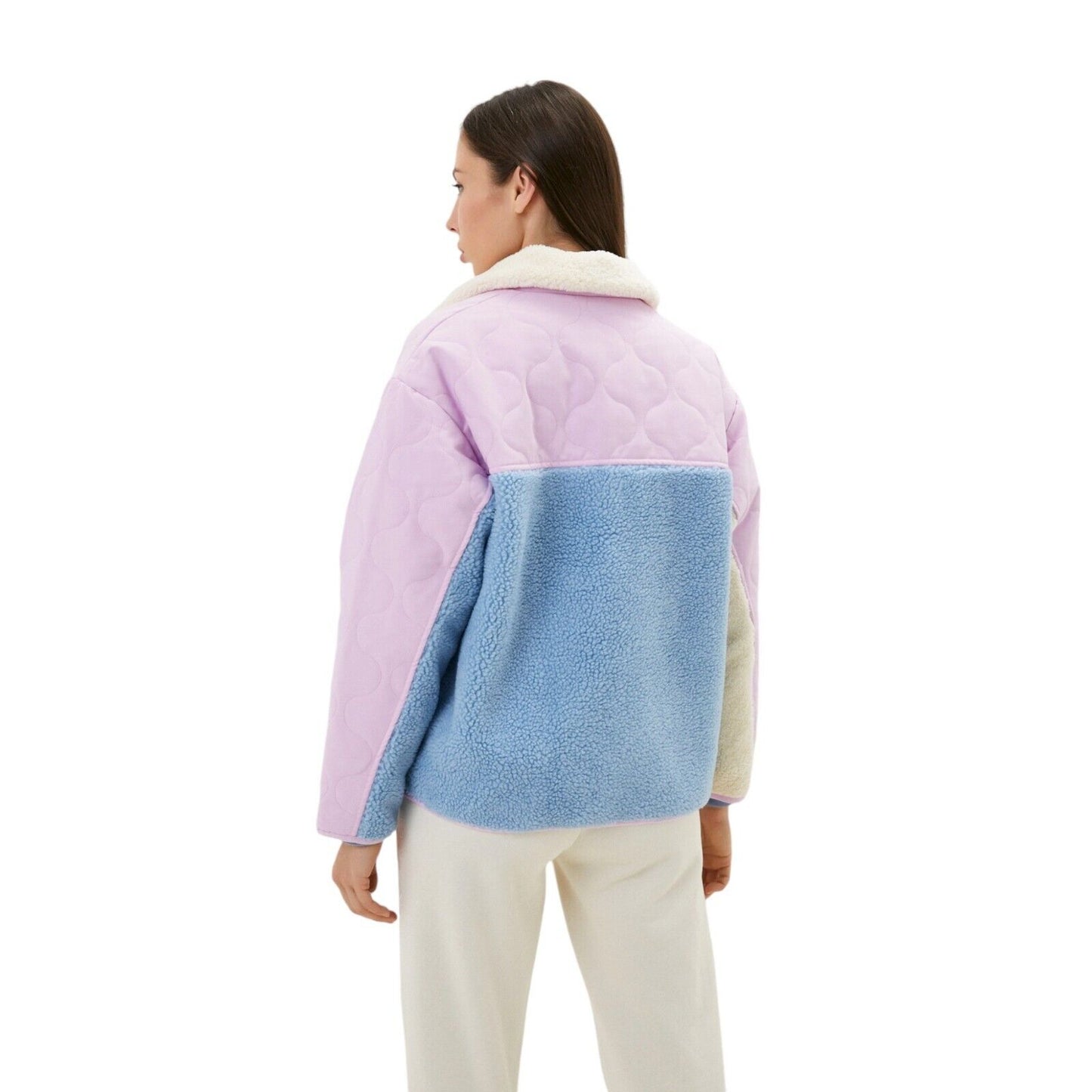 adidas Womens Sherpa Jacket Fleece Coat