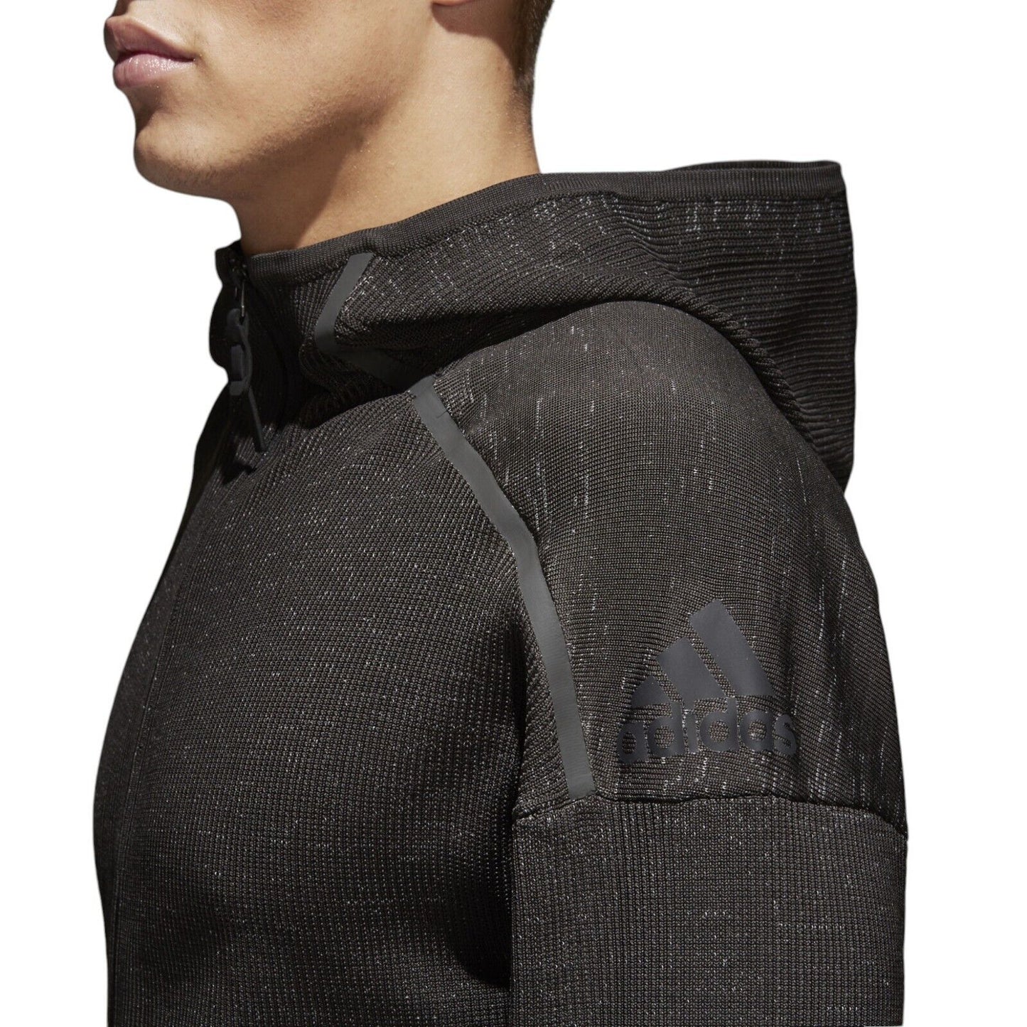 adidas Jacket Mens FZ ZNE Primeknit Zip Up Hoodie