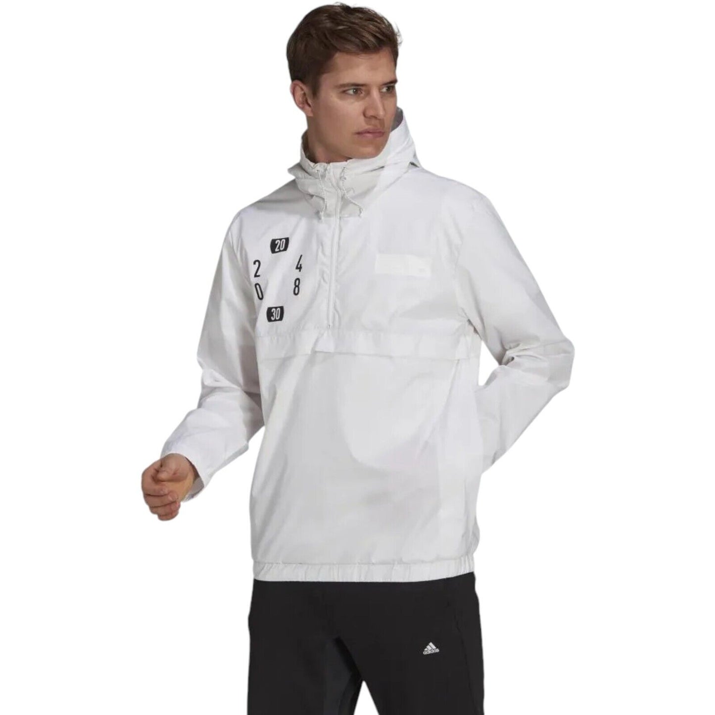 adidas Parley Windbreaker Outdoor Hood Jacket