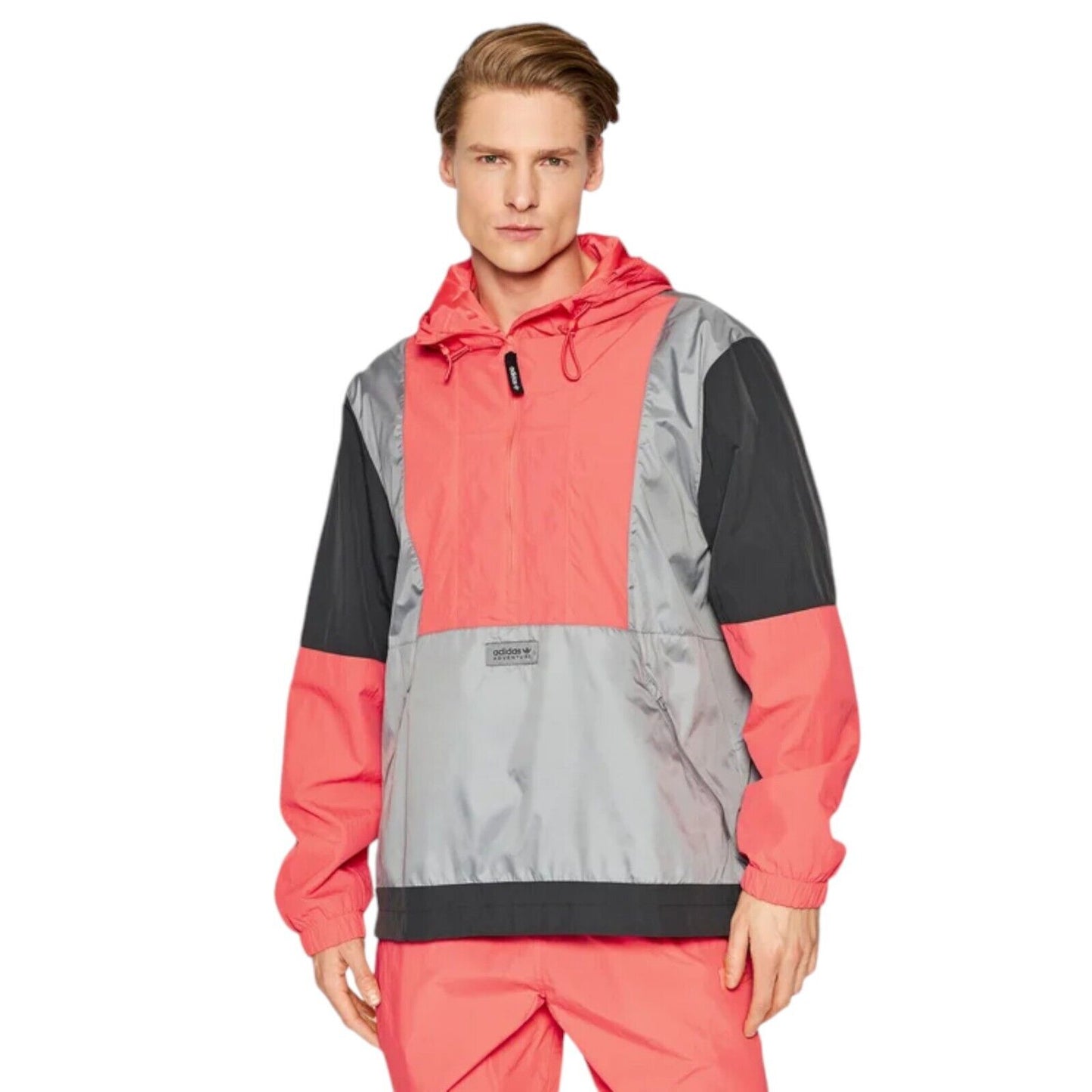 adidas Adventure Blocked Windbreaker Hood Jacket