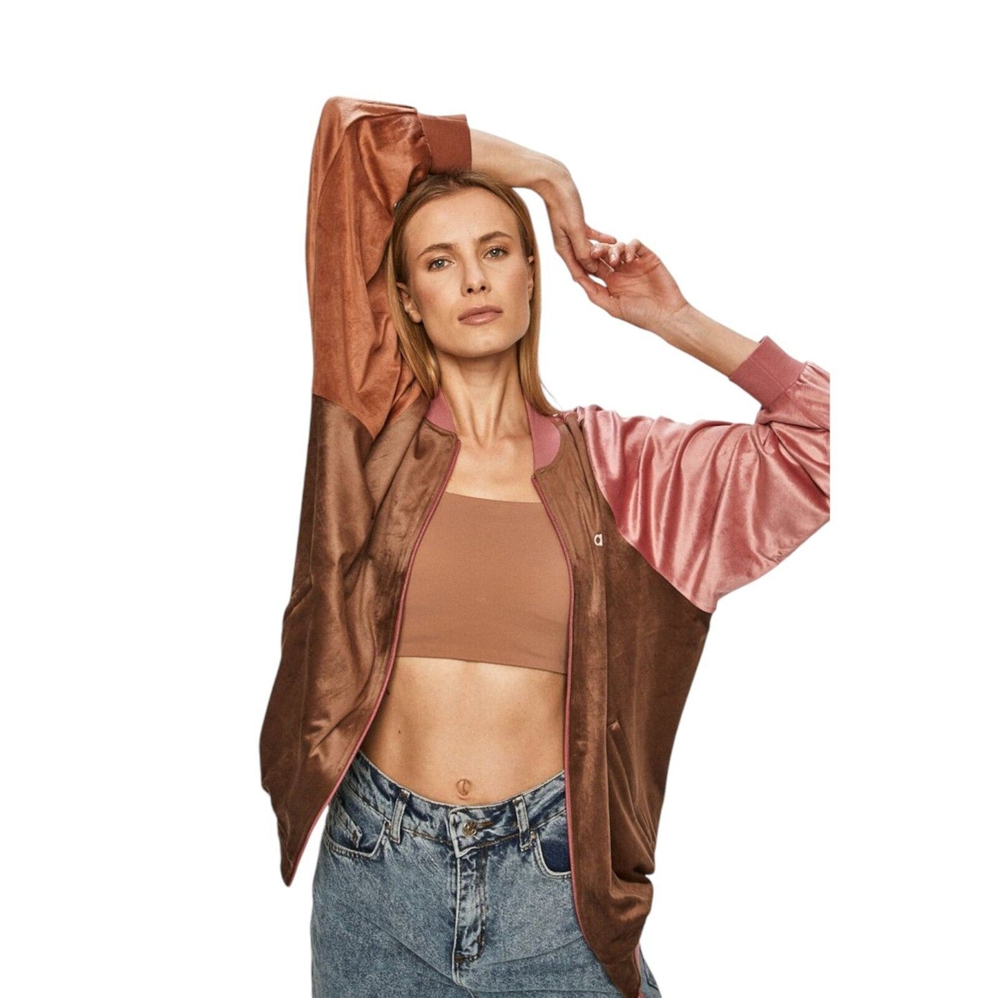 adidas Originals Womens Blouson Jacket Luxe Velour