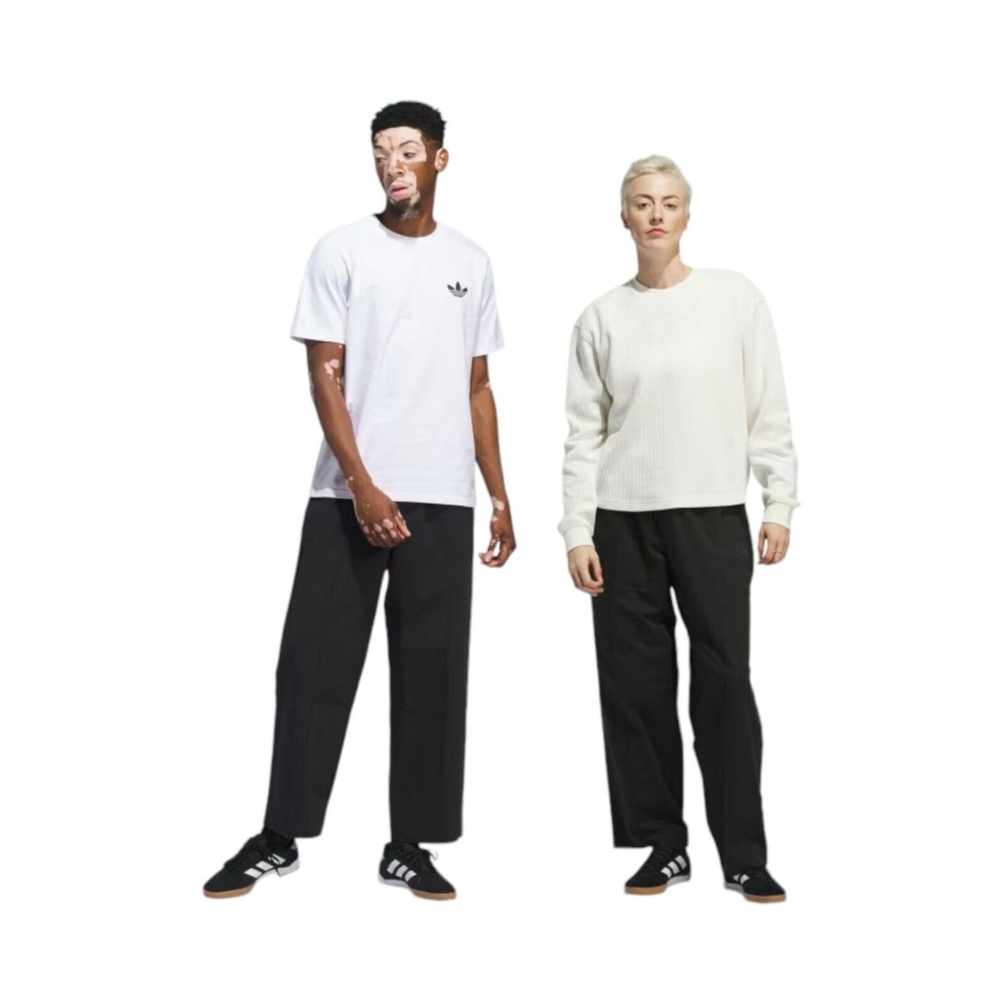 Adidas Pintuck Pants Loose Skateboarding Trousers