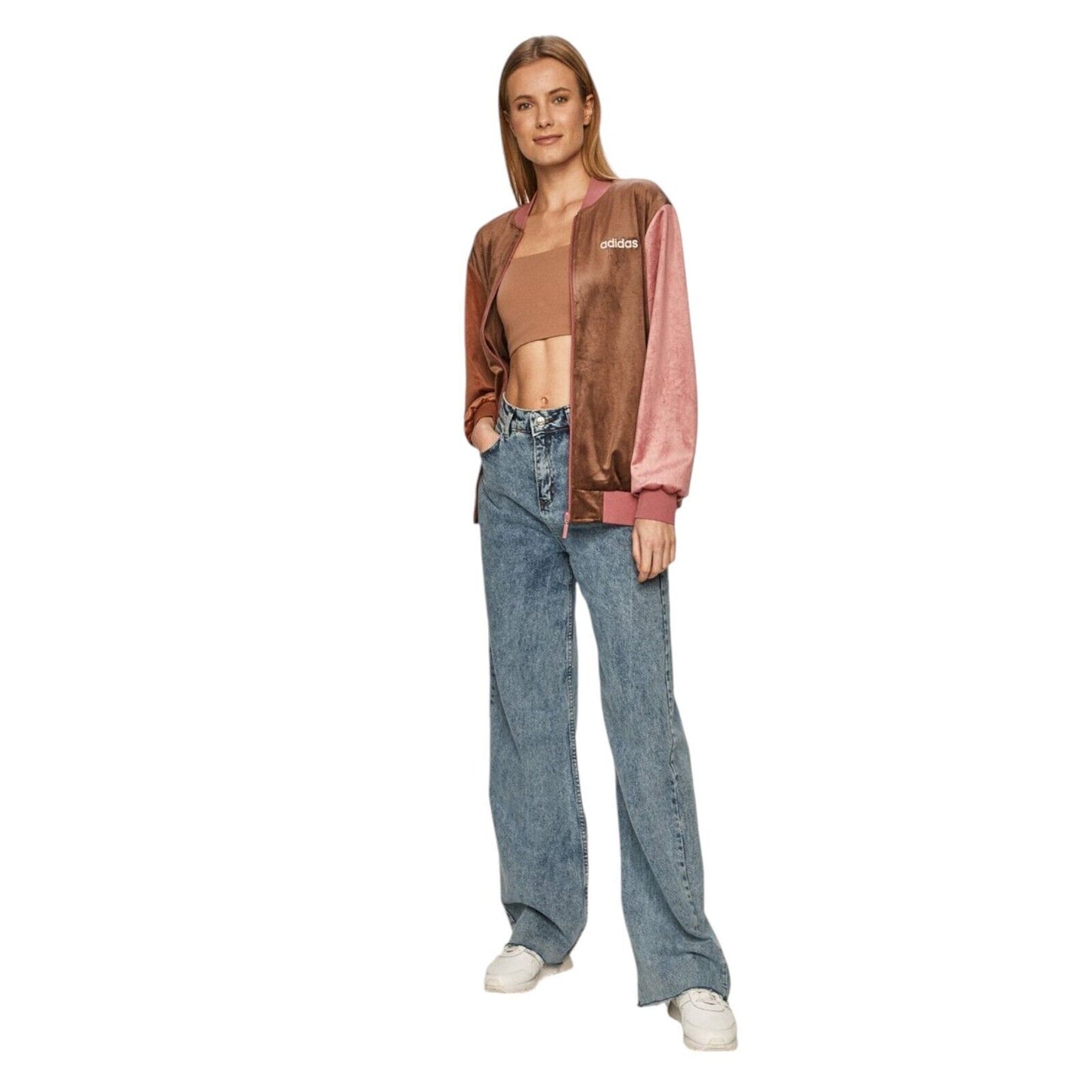 adidas Originals Womens Blouson Jacket Luxe Velour