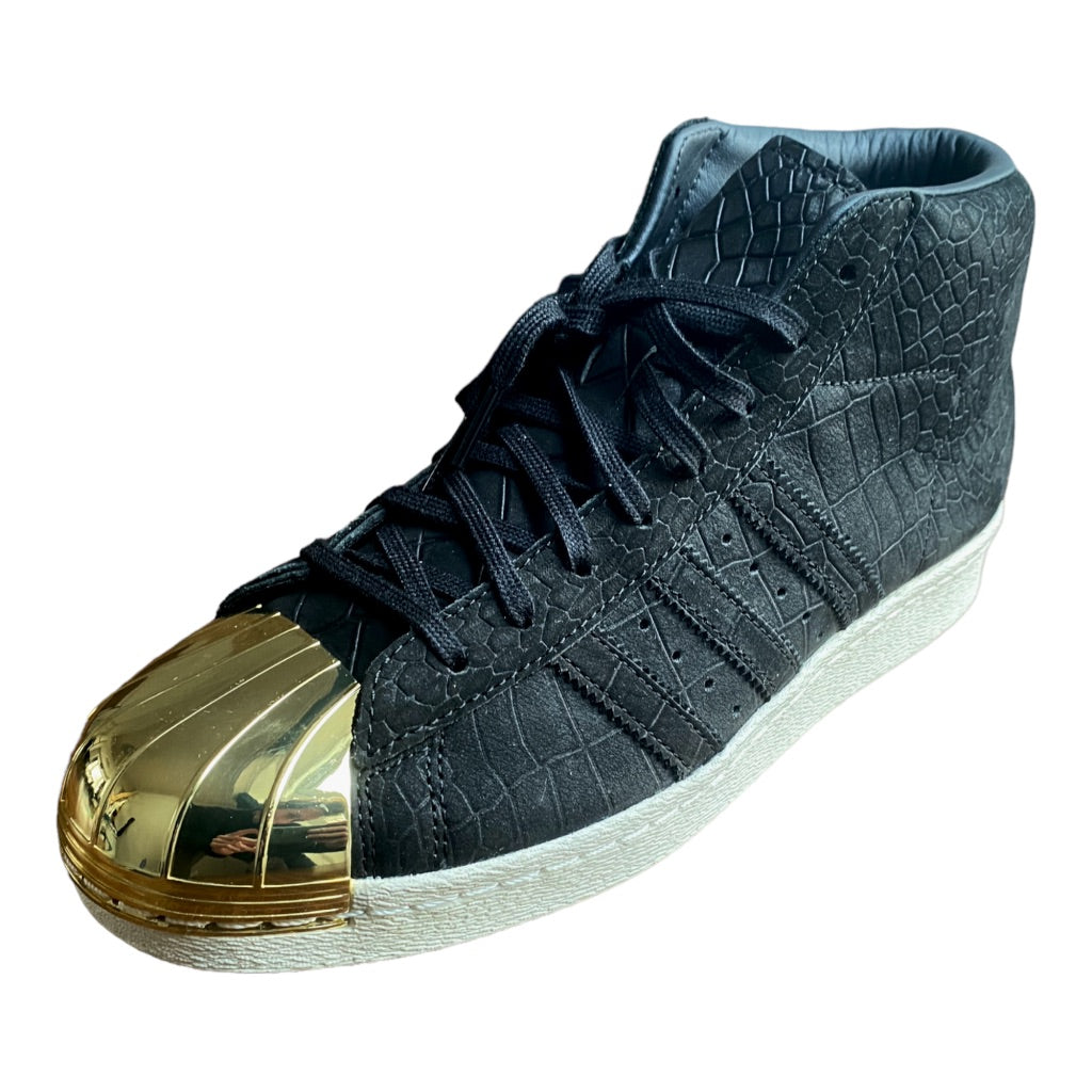 Adidas superstar high top best sale metal toe